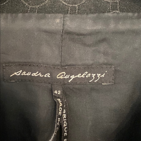 Women's Black Patterned Jacket/Blazer - Picture 2 of 7